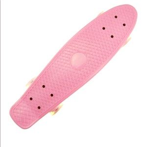 Light pink skateboard